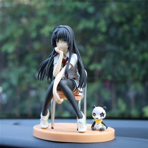 Anime My Teen Romantic Comedy Yukinoshita Yukino Cute Sting Bear Ver. PVC Action Figure Girl Collection Model Desk Car Ornaments