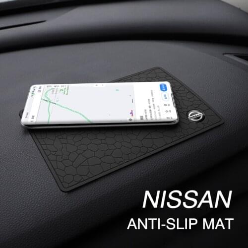 Car Styling Anti Slip Pad Phone PVC Non Slip Sticky Gel Mat For Nissan Qashqai Juke Pulsar Sentra Altima Patrol Micra Rogue