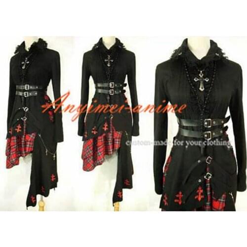 Gothic Lolita Punk Fashion Dress Cosplay Costume Tailor-made[CK349]