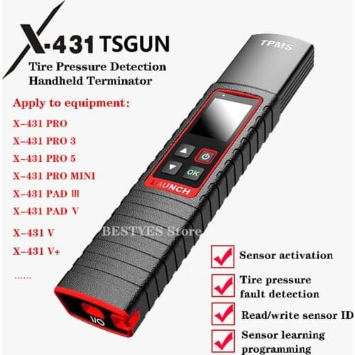Launch X-431 TSGUN TPMS Tire Pressure Detector Handheld Terminator For X431 Series Sensor Activator Programming Diagnosis Tool