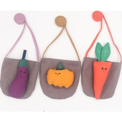 Lovely Girls Fashion Canvas Mini Bag Kids Cartoon Cute Handbags Childrens Crossbody Bag Princess Mini Shoulder Bag