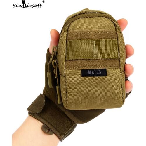 SINAIRSOFT outdoor Male female nylon bag waist bag hung wear-resistant vice package travel mobile phone accessories bag LY0035