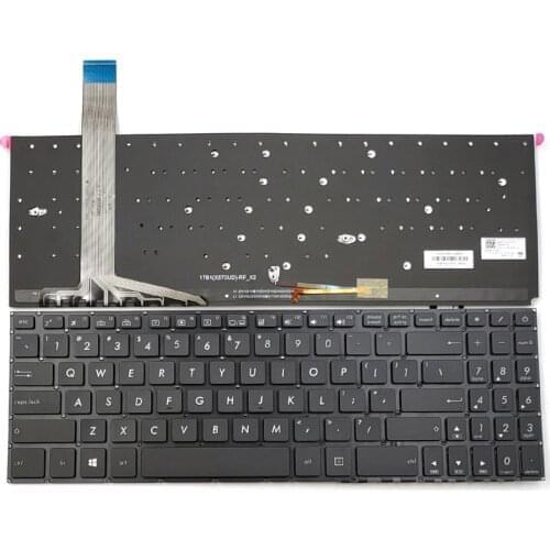New For Asus FX570 FX570D FX570U FX570UD FX570Z FX570ZD YX570 YX570DD YX570UD YX570ZD Series Laptop Keyboard US Backlit