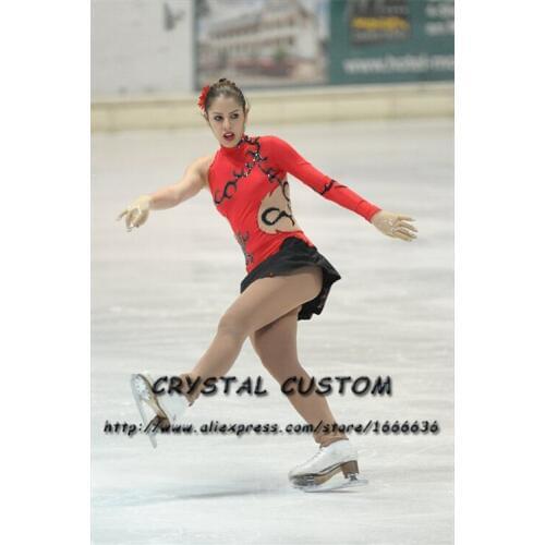 Figure Skating Dress For Children Graceful New Brand Competition Figure Skating Dress Custom DR4014