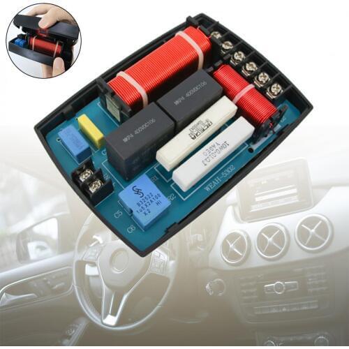 220W High Power Professional Speaker 3 Way Crossover Audio Treble + Alto + Bass Crossover Speakers Car Filter Frequency Divider