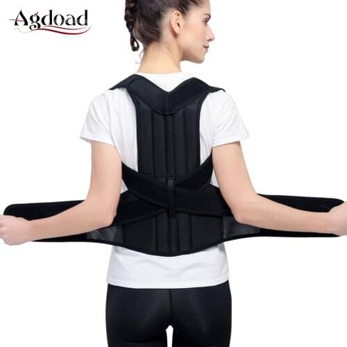 Adjustable Posture Corrector Back Support Shoulder Back Brace Posture Correction Spine Corrector for Women Men S M L XL