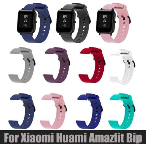 20Mm Silicone Watch Band For Huami Amazfit Gts Gtr 42Mm Bracelet For Huami Amazfit Bip U Bip S Gts 2 Watch Bands High Quality