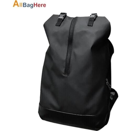 Fashion Design Men Computer Backpacks Travel School 15.6" Laptop Backpack Student Casual PU Waerproof Large Capacity Luggage Bag