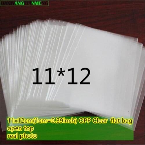 Storage Bag Candy Tools Gift Transparent Plastic 300pcs/lot Size 11x12cm Opp Open Top Clear