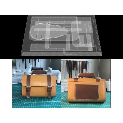 Handbag Messenger Bag Shoulder Bag Acrylic Version Mold Handmade Leather Goods DIY Free Cut Kraft Cardboard Version