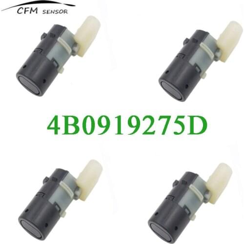 4PCS Ultrasonic PDC Parking Sensor 4B0919275D Car Electronics Park Assist Sensors For Audi A6 Allroad C5 Font Rear sensor
