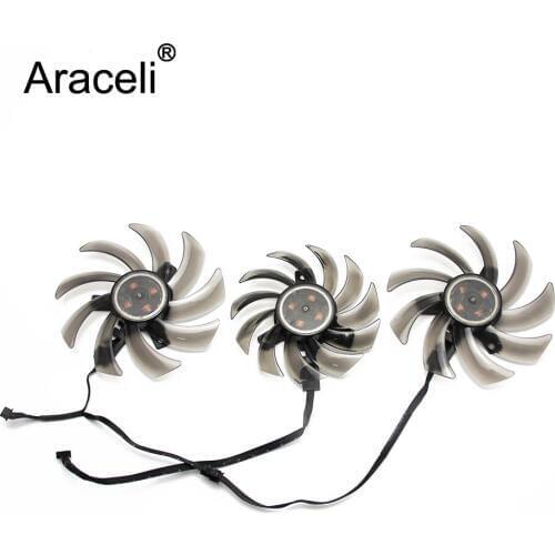 3PCS/lot GA91S2U GA81S2U GeForce RTX 2080 2070 Phoenix "GS" Cooler Fan for Gainward GeForce RTX 2080 Graphic Card Cooling Fan