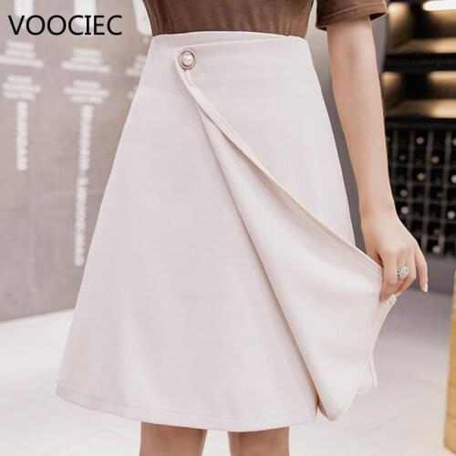 VOOCIEC Denim Skirts For Women