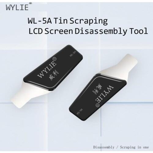 Wylie 2 in 1 BGA Computer Repair Disassemble Scraping Trimming Solder Cleaning Tool Special Welding Scraper Screen Glue Rmover