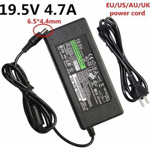 19.5V 4.7A 6.5*4.4mm Laptop AC Adapter Power Supply Charger For Sony Vaio VGP-AC19V2 VGP-AC19V3 EU US UK AU Plug