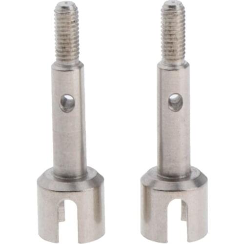 2 Pieces RC Car Metal Rear Wheel Shaft Cups for WLtoys 144001