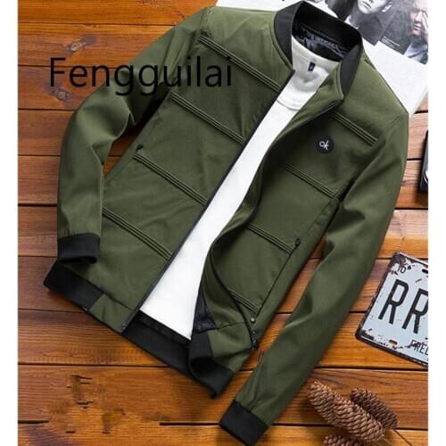 2020 Casual Coat Fashion Men Bomber Jacket Hip Hop Patch Designs Slim Fit Pilot Bomber Jacket Coat Men Jackets Plus Size 4XL