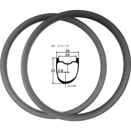 29er mountain disc bike rims AM 410g 30x35mm Asymmetry disc mtb rims 700c tubeless tape mtb disc rim bike 29 carbon mtb rim