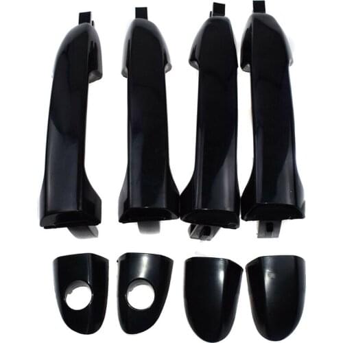 4 Pcs Front Rear Left Right Outside Door Handle for Kia Spectra Spectra5 Cerato 04-09 82650-2F000 83650-2F000