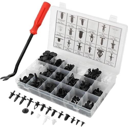 415 Pieces Rivets Door Bumper Fender Moulding Fastener Clips for Ford