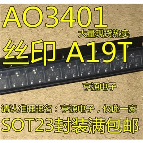AO3401 AO3401A A19T SOT-23
