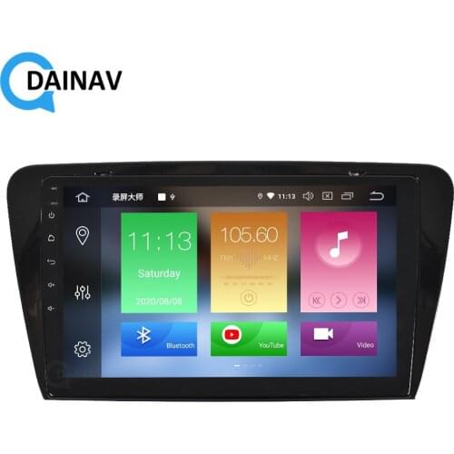Android Car Autoradio Player For Skoda Octavia 2007-2014 Car Radio 2 Din Multimedia DVD Player GPS Navigation