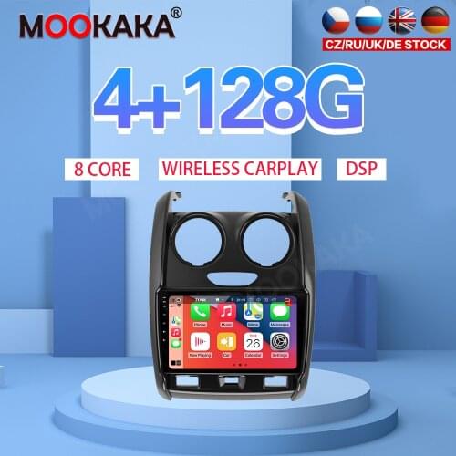 9" Android 10 4G 128GB Car Player For Renault duster 2015-2020 Car GPS Navi CarPlay Head Unit DSP Stereo