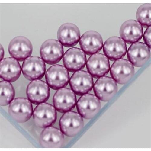 Loose 1.5mm-18mm Lt Purple Color No Holes Pearl Bead DIY Plastic Imitation Pearl Beads for Garment Hand Craft Art Decoration