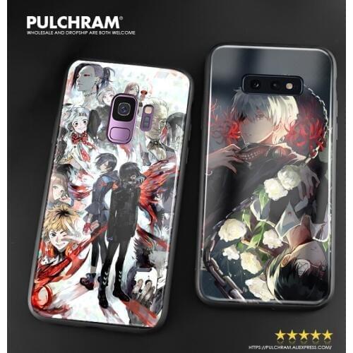 Tokyo Ghoul Anime soft silicone glass Phone case cover shell for Samsung Galaxy S8 S9 S10e S10 Note 8 9 10 Plus