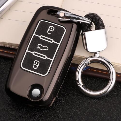 Zinc alloy+Luminous Car Remote Key Case Cover For Volkswagen VW GOLF 4 5 6 7 GTI MK7 POLO Magotan Passat B8 B5 B6 B7 Tiguan 2018