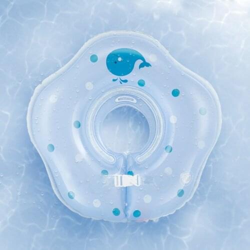 Baby Inflatable Float Ring Safety Infant Neck Float Circle Thicken Swim Neck Ring Swimming Pool Accessories Bathing Accessories