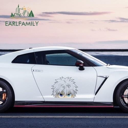 EARLFAMILY 43cm x 33.7cm For Peeking Hunter x Hunter Car Stickers Vinyl Material Fine Decal Waterproof Scratch-Proof Decor