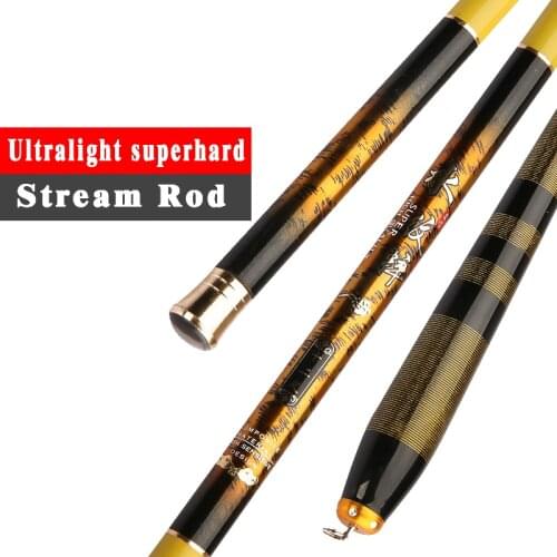 Travel Carbon Fishing Rods Telescopic Stream Hand Rod Freshwater Carp Pole Super Hard