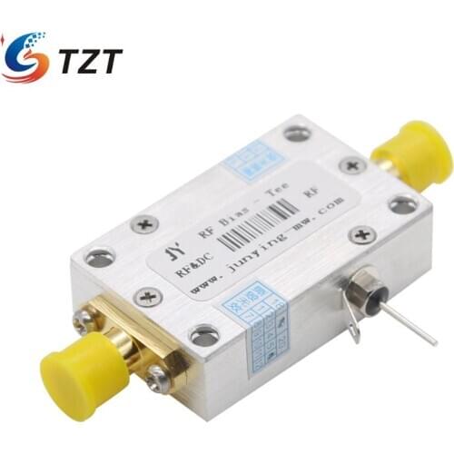 TZT Coaxial Bias Tee 10MHz-6GHz 2A 50V Broadband Radio Frequency Microware Coaxial Bias Tee