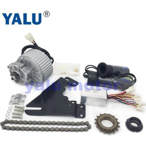 36V24V 450W Electric Scooter Conversion Kit Include Aluminum ACCELERATOR HANDLE and MY1018 EBIKE Brush Controller&LED Headlight