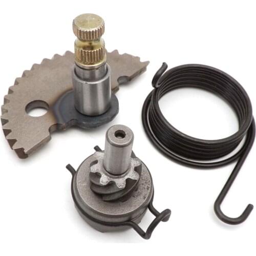 Kick Start Gear Shaft kit with 8 Teeth idle Gear Spring Bush For GY6 50cc 80cc Chinese Baotian Benzhou Scooter Moped 139QMB Part