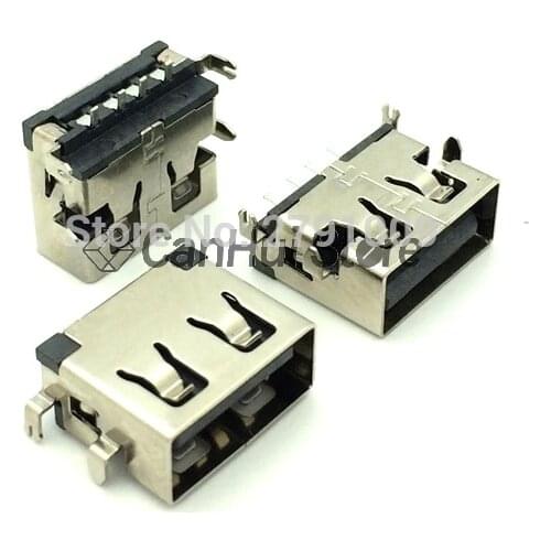 10PCS Connector 2.0 USB sink a mother bedroom 10.0 short body patch sink 1.9 flat female seat 11.0