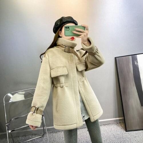 Autumn Winter Female Casual Loose Jacket Fashion Faux Fur Coat Ladies Thick Warm Outerwear Elegant Overcoats