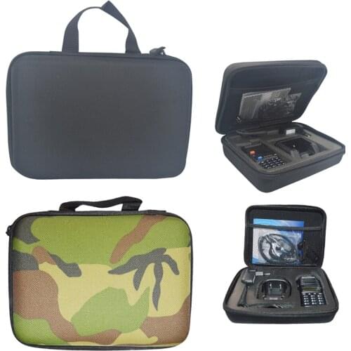 New Hot Sale Case Carring Handbag Storage Box For Baofeng UV-5R UV-5RE UV-82 8D TYT TH-F8 Walkie Talkie Launch Hunting Bag