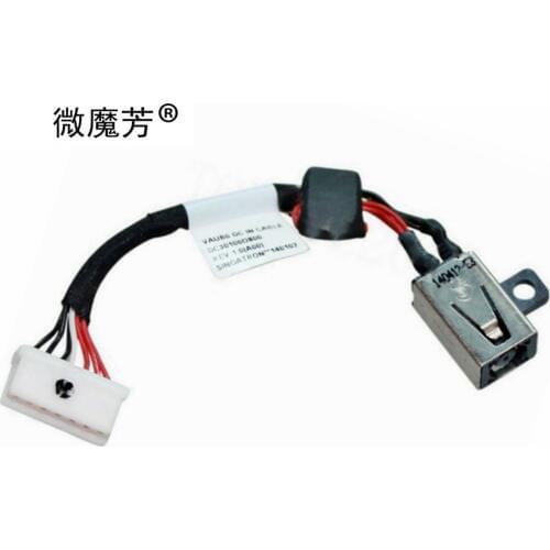 New Laptop DC Power Jack Cable for DELL Precision M3800 XPS 15 9530 TPNTM DC Power Jack Cable 0TPNTM DC30100O800 Connector Port