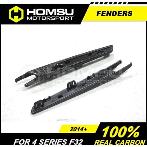 Real Carbon fiber Front Fender trim for BM-W 4 Series F32 F82 M4 2014+ Front Fender trim for 4 Series F32 F82 M4 2014