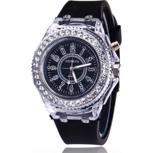 Couples Watch Illuminated lighting Quartz Mens Ladies Fashio Girls Clock students lovers Watches Festival Gifts reloj mujer