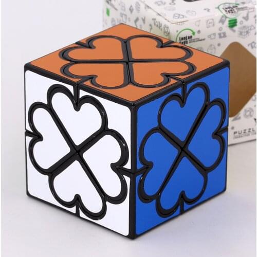Puzzle Magic Cube LanLan Lucky clover Dino cube love strange shape professional speed cube educational Logic game toy
