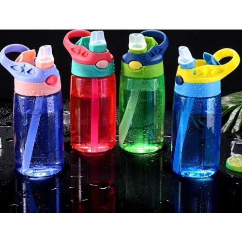 Transparent Creativity Gift Drinking Cup for Children Plastic Water Bottle Outdoor Sports Kettle Cute Bottles