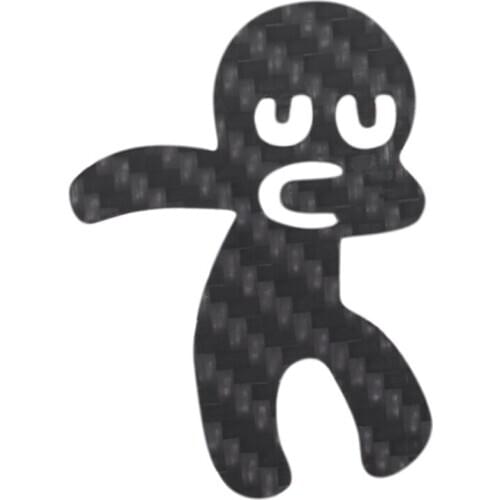 For Car and Motorcycle Christmas Decoration Scratch-Resistant Carbon Fiber Sticker Villain Sticker