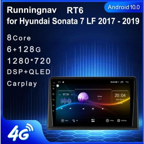 Runningnav For Hyundai Sonata 7 LF 2017 2018 2019 Android Car Radio Multimedia Video Player Navigation GPS