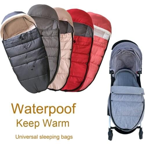 Universal baby stroller accessories Winter socks Sleeping Bag Windproof Warm Sleepsack Baby Pushchair Footmuff For Babyzen yoyo