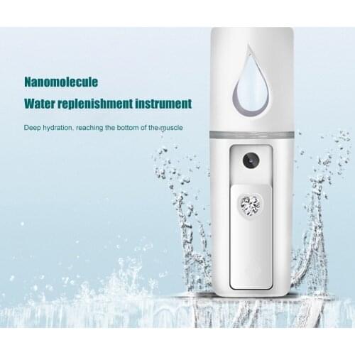 Face Moisturizer Sprayer Portable Air Humidifier Handheld Water Atomizer Facial Mini Nano Mist Diffuser Steamer Nebulizer