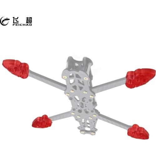 4pcs 3D Printed Printing TPU Integrated Frame Seat Protection Frame For Mark4 Rack RC Racing Drone Aircraft Spare Parts