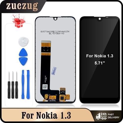 5.71" New For Nokia 1.3 LCD Display Touch Screen Digitizer Assembly Replacement Parts For Nokia 1.3 N1.3 TA-1216 TA-1205